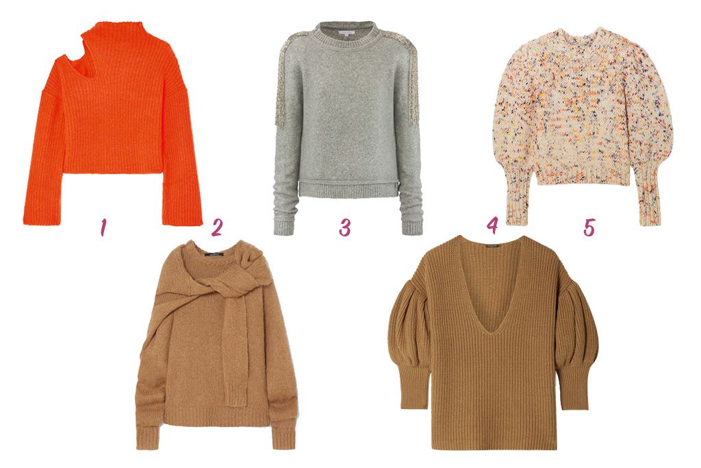 1 – Beaufille 2 – Ulla Johnson 3 – Patrizia Pepe 4 - Caroline Constas 5 – Rokh